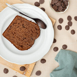 cake au chocolat, une part