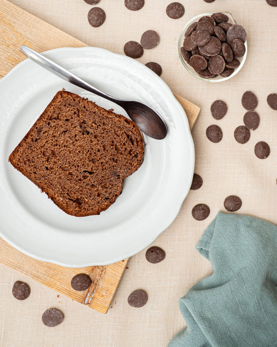 cake au chocolat, une part