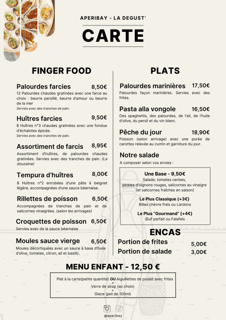Menu page 4 aperibay